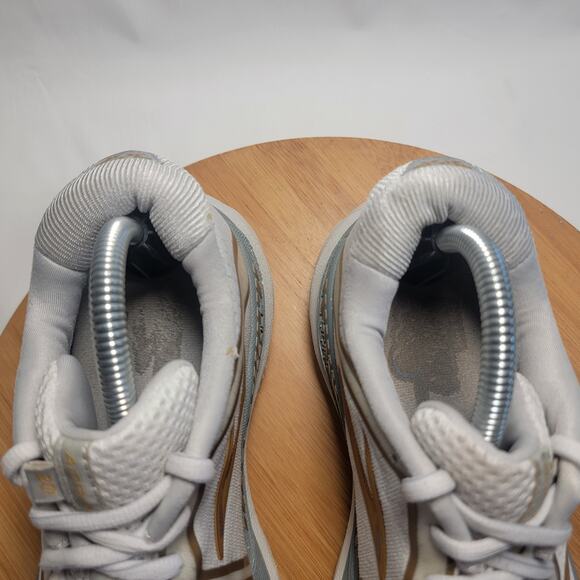 Brooks Adrenaline 20 Running Sneakers Shoes Women 10 White Gold - Picture 8 of 14